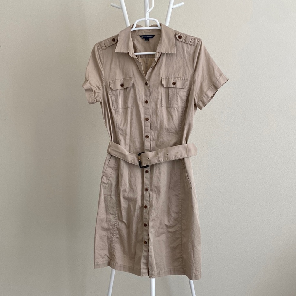 Brooks Brothers Tan Dress (8)